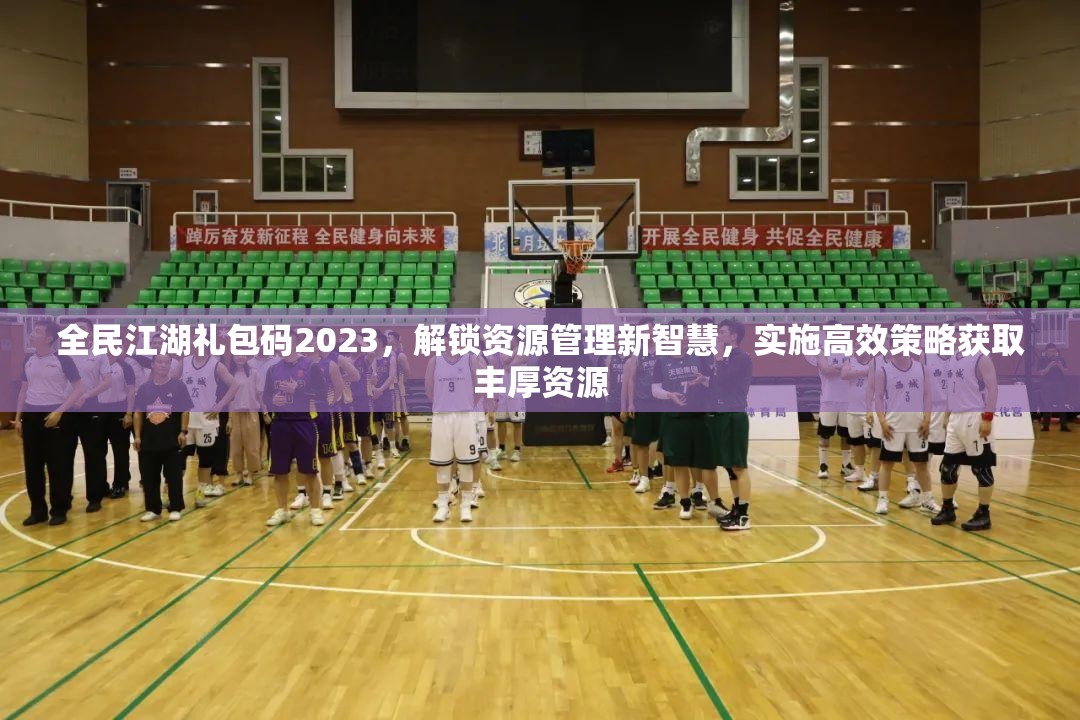 全民江湖禮包碼2023，解鎖資源管理新智慧，實(shí)施高效策略獲取豐厚資源