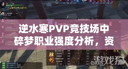 逆水寒PVP競(jìng)技場(chǎng)中碎夢(mèng)職業(yè)強(qiáng)度分析，資源管理技巧深度解析